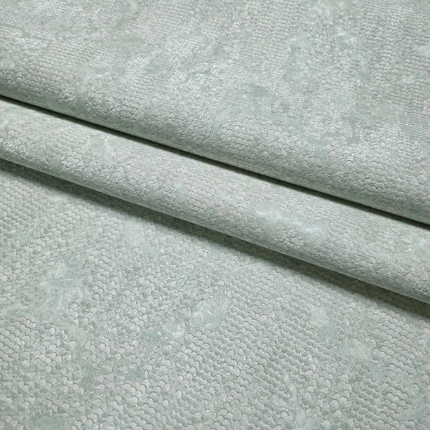 Zambaiti Parati Z10908 Grayish Green-Gray Rose Gold Distressed Fish Scale Plaster