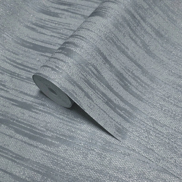 Zambaiti Parati Z20102 Embossed Light Gray Vertical Streaks Distressed Textured Modern