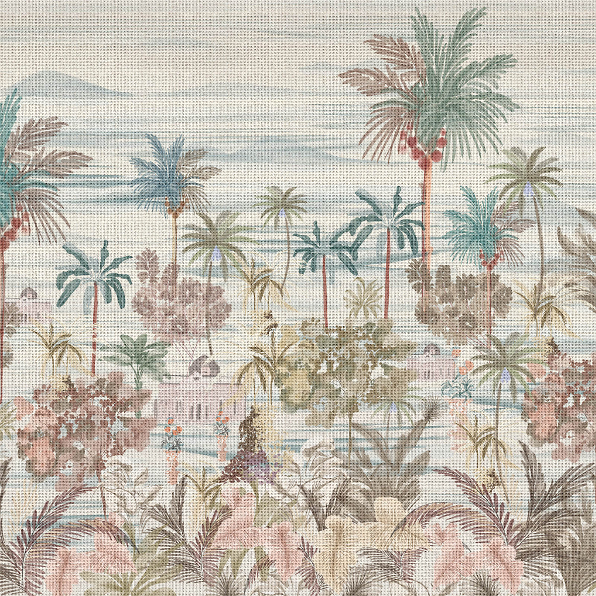Zambaiti Parati Z57778 Architexture Palmeras Mural