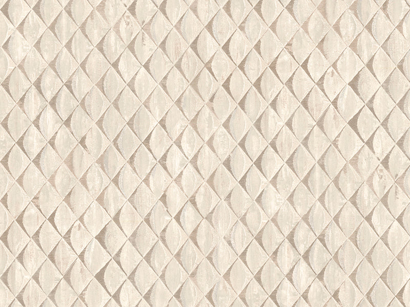 Zambaiti Parati Z10932 Pale Rose Tan Beige Silver Glitter Faux Fabric Diamonds Textured