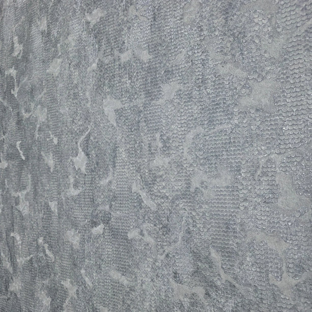 Zambaiti Parati Z10911 Light Gray Beige Distressed Scallop Plaster Modern
