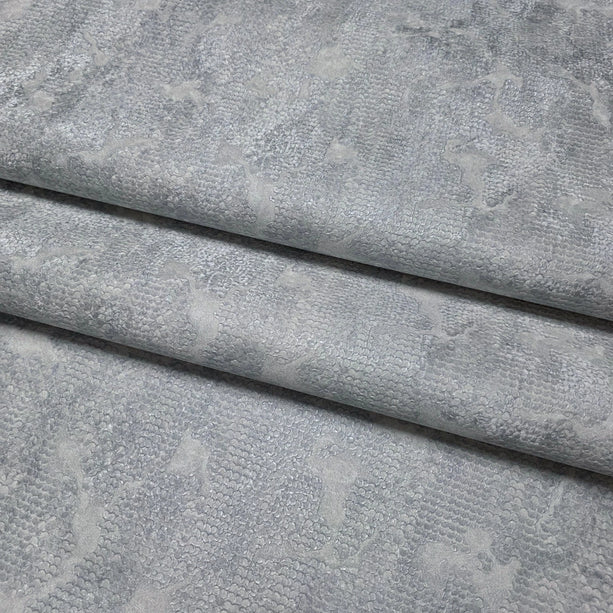Zambaiti Parati Z10911 Light Gray Beige Distressed Scallop Plaster Modern