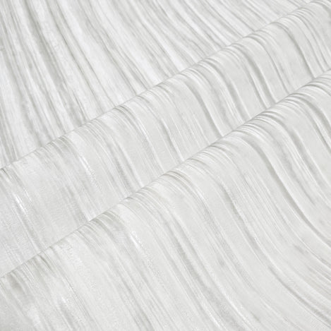 Zambaiti Parati Z10952 Shimmer Off-White Faux Fabric Textured Embossed Modern