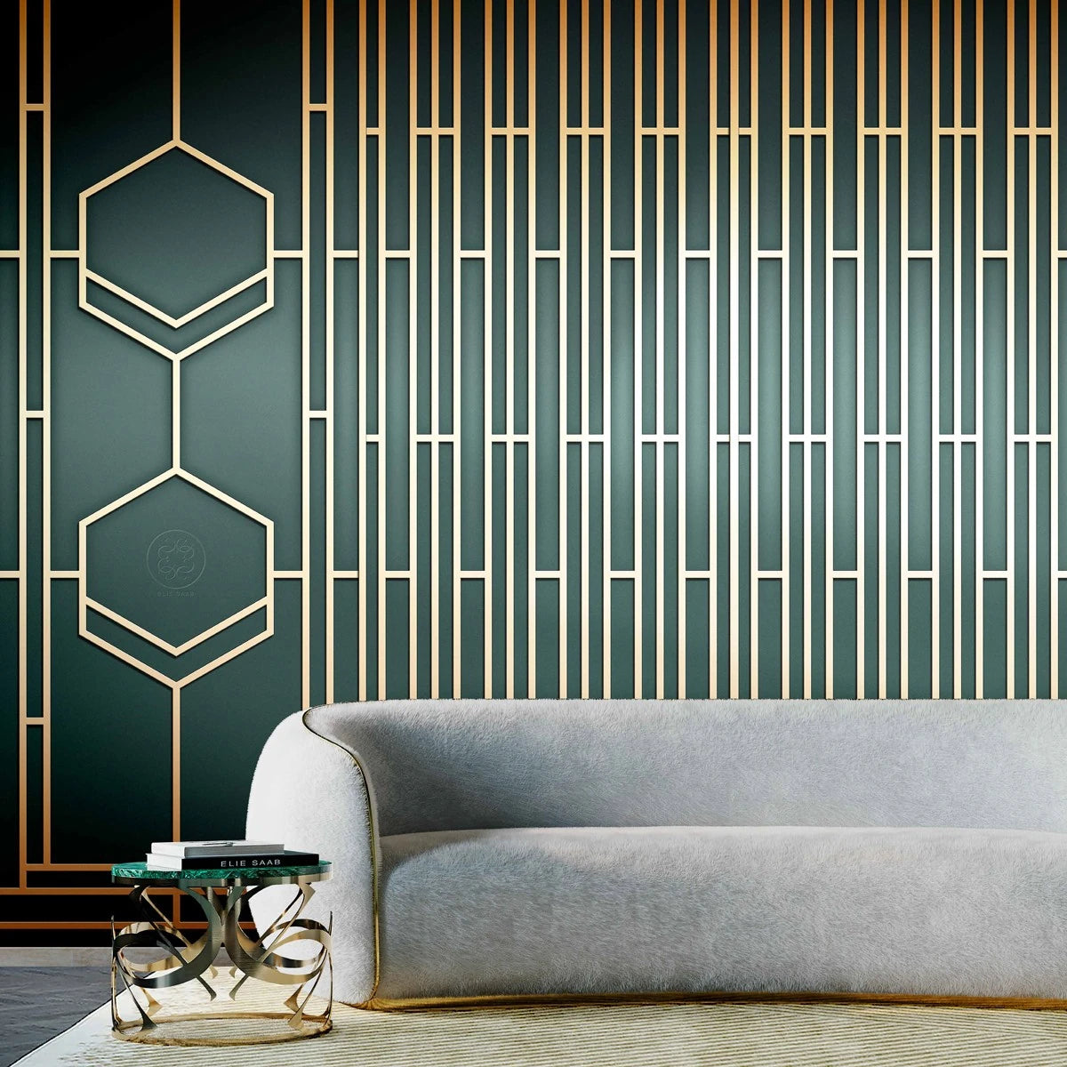 Elie Saab Z64888 Couture Mural