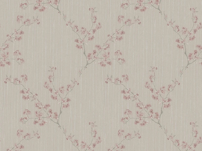 Zambaiti Parati Z66833 Satin Flower Wallpaper