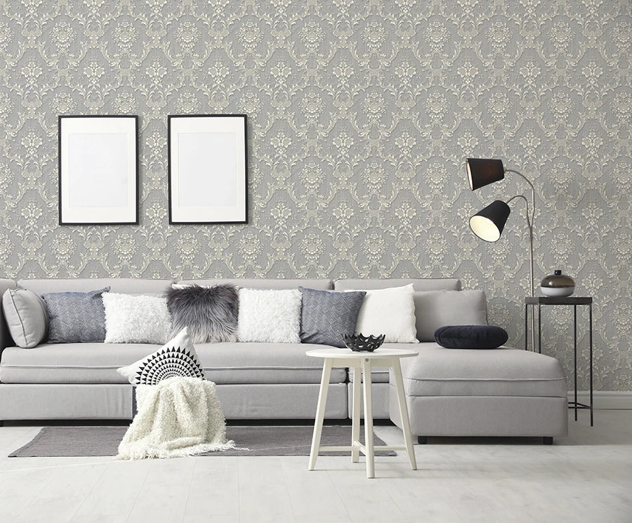 Zambaiti Parati Z66841 Satin Flower Wallpaper