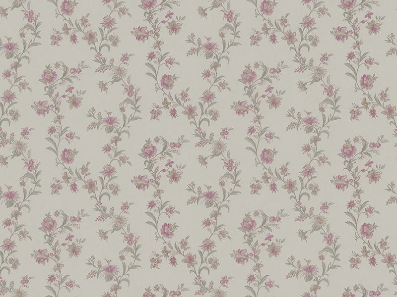 Zambaiti Parati Z66853 Satin Flower Wallpaper