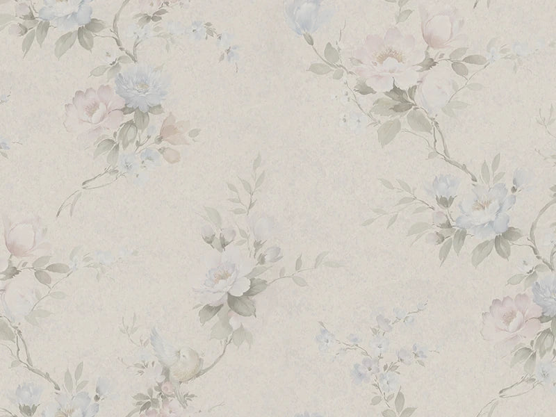 Zambaiti Parati Z66861 Satin Flower Wallpaper