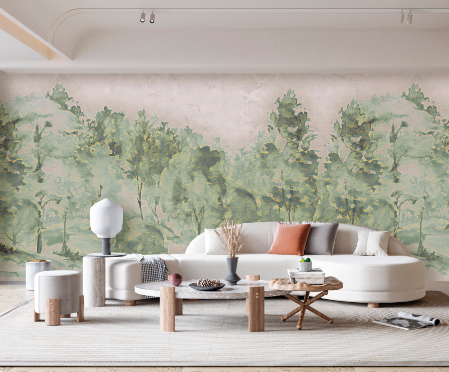 Zambaiti Parati Z77561 Savana Cipressi Mural
