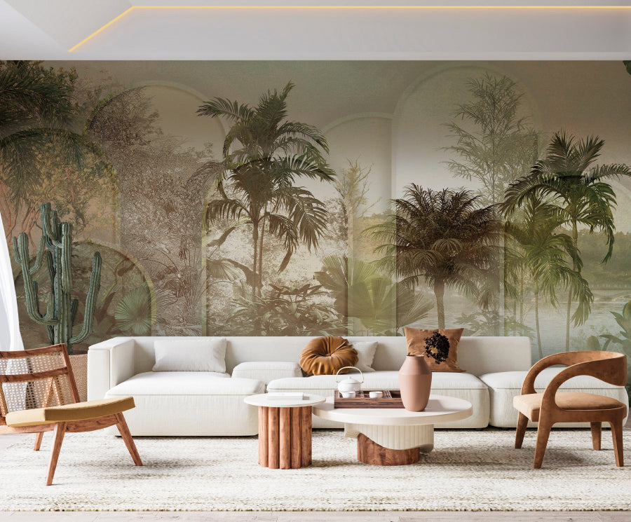 Zambaiti Parati Z77585 Savana Tropical Forest Mural