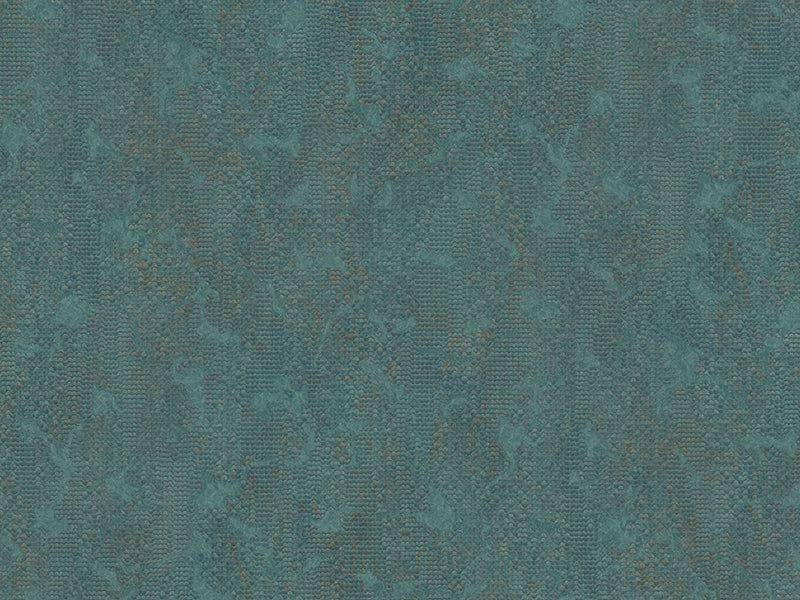 Zambaiti Parati Z10906 Teal green gold reflection plaster textured