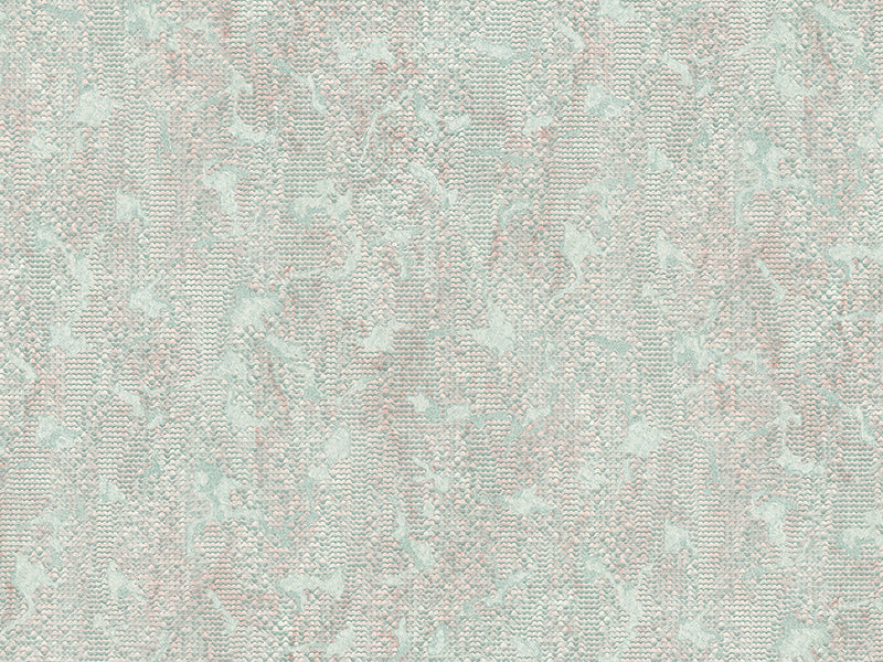 Zambaiti Parati Z10908 Grayish Green-Gray Rose Gold Distressed Fish Scale Plaster